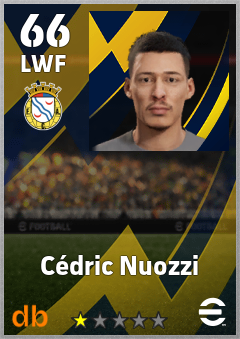 Cédric Nuozzi eFootball player card