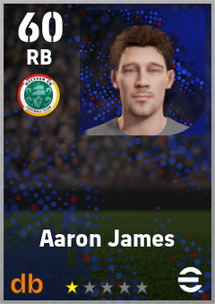 Aaron James — RB, OVR 60, MAX 60