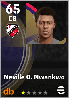 Neville O. Nwankwo — CB, OVR 65, MAX 65