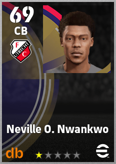 Neville O. Nwankwo — CB, OVR 69, MAX 69