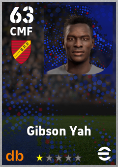 Gibson Yah eFootball player card