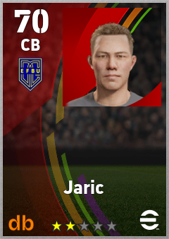Jaric — CB, OVR 70, MAX 70