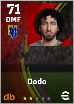 Dodo eFootball player card