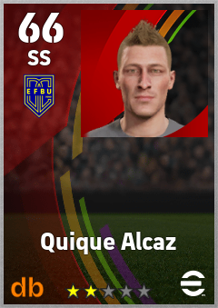 Quique Alcaz — SS, OVR 66, MAX 66
