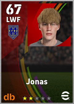 Jonas — LWF, OVR 67, MAX 67