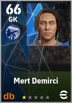 Mert Demirci — GK, OVR 66, MAX 66
