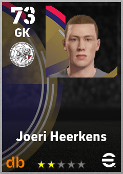 Joeri Heerkens — GK, OVR 73, MAX 73
