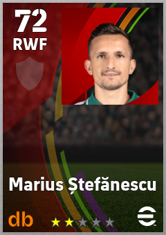 Marius Ștefănescu — RWF, OVR 72, MAX 72