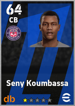 Seny Koumbassa — CB, OVR 64, MAX 64