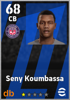 Seny Koumbassa — CB, OVR 68, MAX 68
