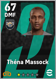 Théna Massock — DMF, OVR 67, MAX 67