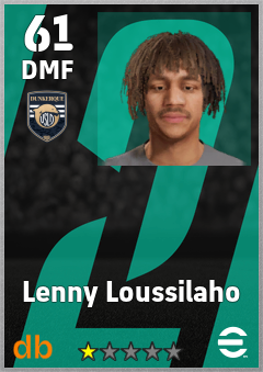 Lenny Loussilaho — DMF, OVR 61, MAX 61