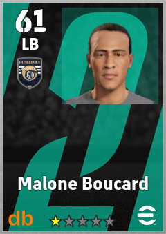 Malone Boucard — LB, OVR 61, MAX 61