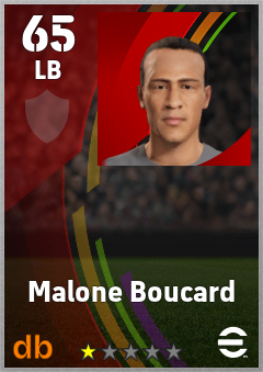 Malone Boucard — LB, OVR 65, MAX 65
