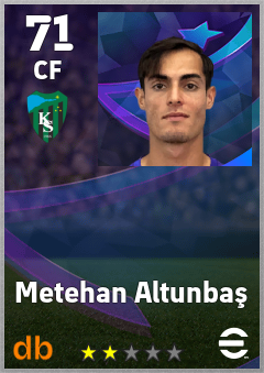 Metehan Altunbaş — CF, OVR 71, MAX 71
