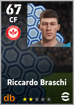 Riccardo Braschi — CF, OVR 67, MAX 67