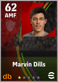 Marvin Dills eFootball player card