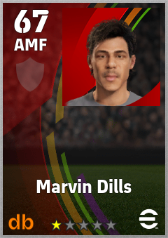 Marvin Dills — AMF, OVR 67, MAX 67