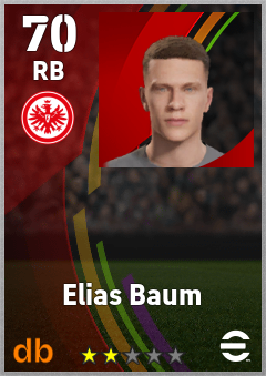 Elias Baum eFootball player card