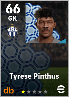Tyrese Pinthus — GK, OVR 66, MAX 66