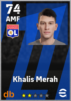 Khalis Merah eFootball player card