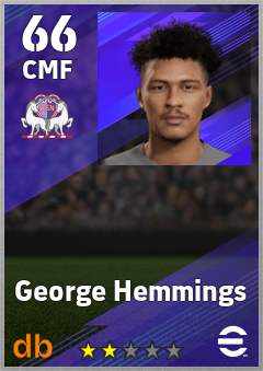 George Hemmings eFootball player card