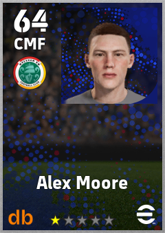 Alex Moore — CMF, OVR 64, MAX 64