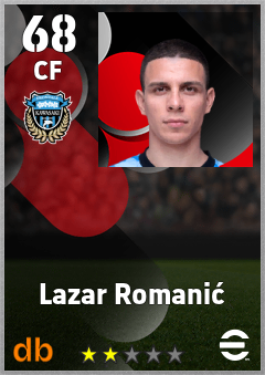 Lazar Romanić eFootball player card
