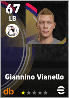 Giannino Vianello — LB, OVR 67, MAX 67