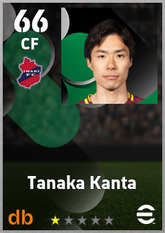 Tanaka Kanta — CF, OVR 66, MAX 66