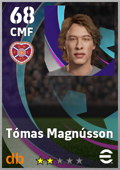 Tómas Magnússon — CMF, OVR 68, MAX 68