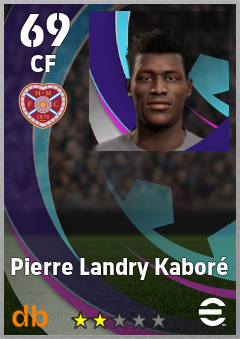 Pierre Landry Kaboré — CF, OVR 69, MAX 69