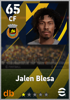 Jalen Blesa — CF, OVR 65, MAX 65