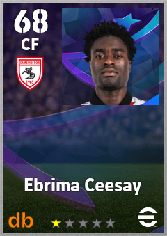 Ebrima Ceesay — CF, OVR 68, MAX 68