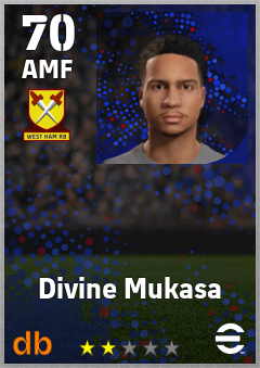 Divine Mukasa — AMF, OVR 70, MAX 70