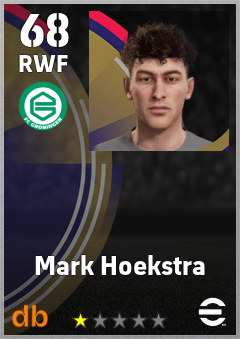Mark Hoekstra eFootball player card