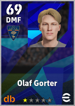 Olaf Gorter — DMF, OVR 69, MAX 69