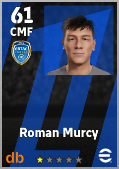 Roman Murcy — CMF, OVR 61, MAX 61