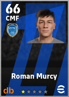 Roman Murcy — CMF, OVR 66, MAX 66