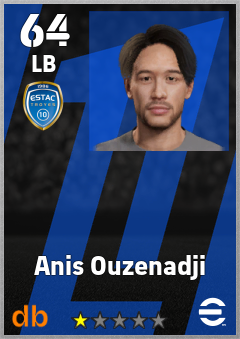 Anis Ouzenadji — LB, OVR 64, MAX 64