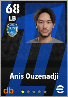 Anis Ouzenadji — LB, OVR 68, MAX 68
