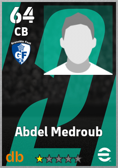 Abdel Medroub — CB, OVR 64, MAX 64
