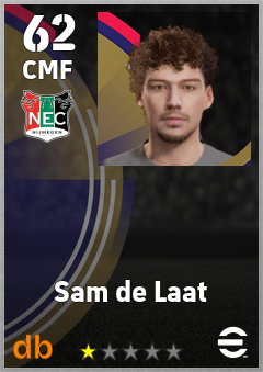Sam de Laat eFootball player card