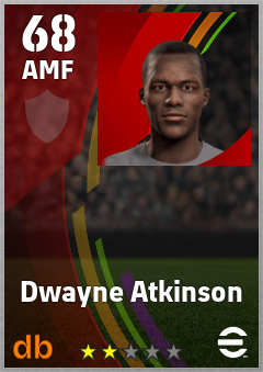 Dwayne Atkinson eFootball player card