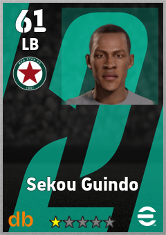 Sekou Guindo eFootball player card