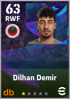 Dilhan Demir — RWF, OVR 63, MAX 63