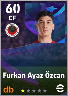 Furkan Ayaz Özcan — CF, OVR 60, MAX 60