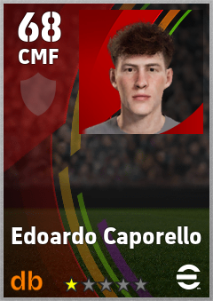 Edoardo Caporello eFootball player card