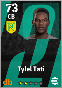 Tylel Tati — CB, OVR 73, MAX 73