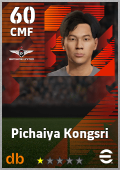 Pichaiya Kongsri — CMF, OVR 60, MAX 60